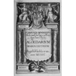 Minderer, Raymund: Aloedarium Marocostinum (EA) + De pestilentia liber unus