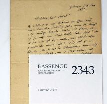 Rückert, Friedrich: Brief 1831