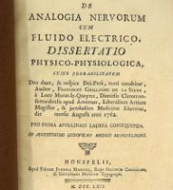 La Serve, François Guillaume de: De analogia nervorum cum fluido electrico