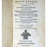 Cassiodorus, F. M. A.: Variarum libri XII et chronicon ad Theodericum regem.