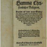 Bullinger, Heinrich: Summa christenlicher Religion 