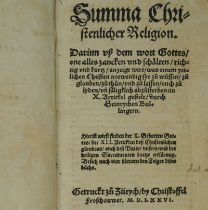 Bullinger, Heinrich: Summa christenlicher Religion