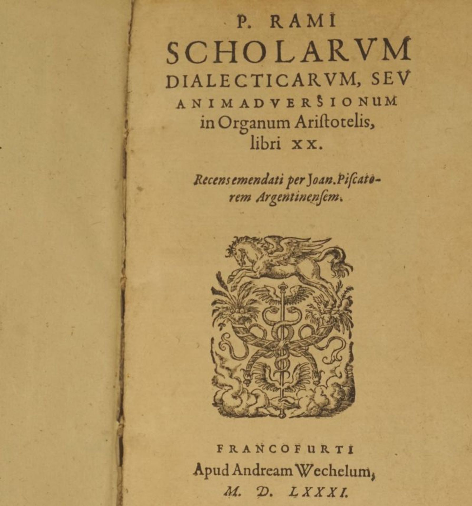 Ramus, Petrus: Scholarum dialecticarum