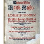 Dithmarsisches Land-Recht: sampt etlichen Constitutionen in Ihrer Königl: Mayest: z...
