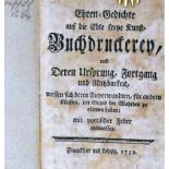 Wildenhayn, Heinrich August: Ehren-Gedichte auf die Edle freye Kunst-Buchdruckerey