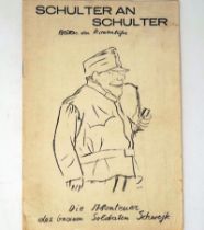 Schulter an Schulter und Grosz, Geo...: Blätter der Piscatorbühne (mit Umschlag von G. Grosz)