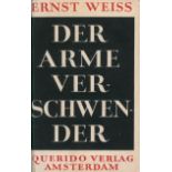 Weiß, Ernst: 23 Werke des Autors meist in Erstausgabe