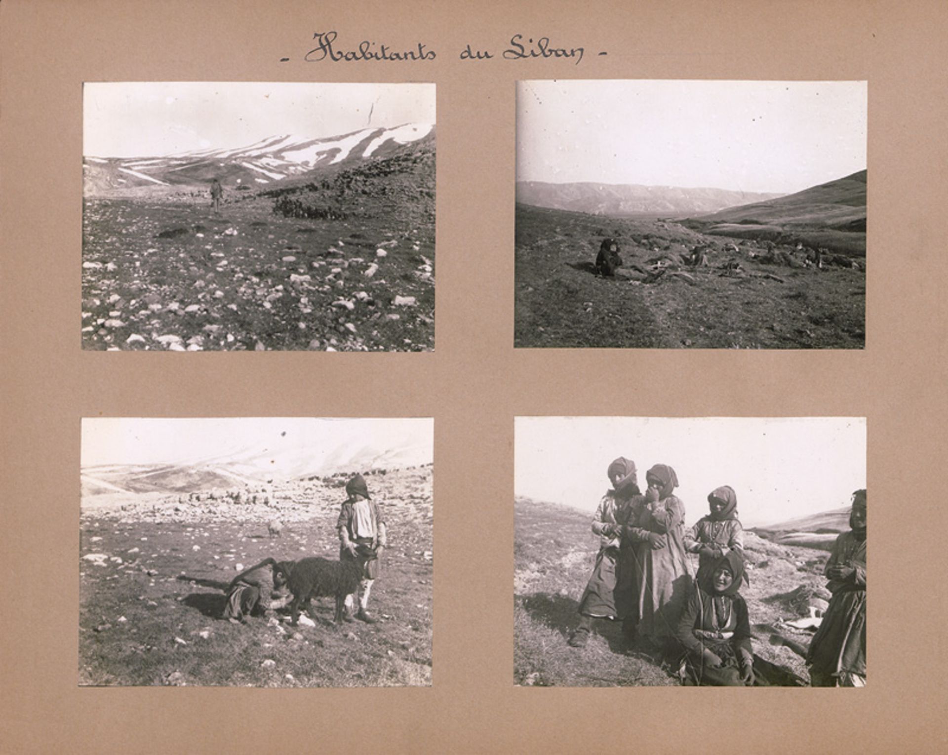 Levante: Syrien und Libanon. Fotoalbum mit 80 Vintage Fotografien