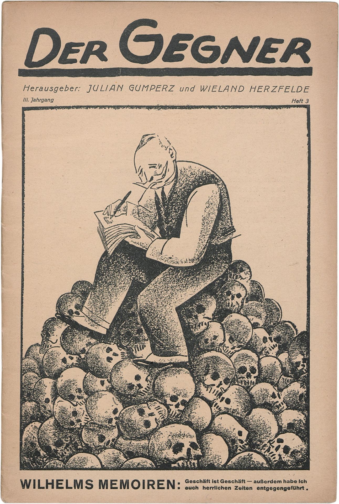 Gegner, Der: III. Jahrgang, 1922, Heft 3