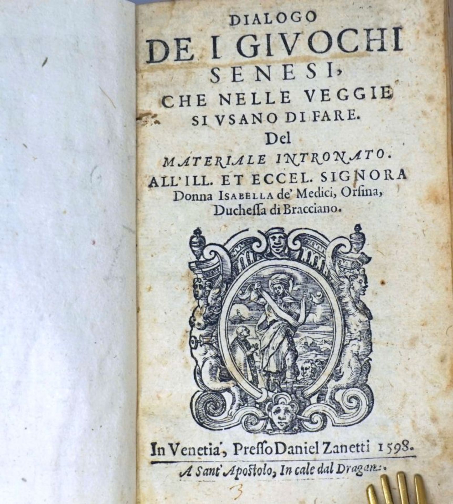 Bargagli, Girolamo: Dialogo de i givochi Senesi