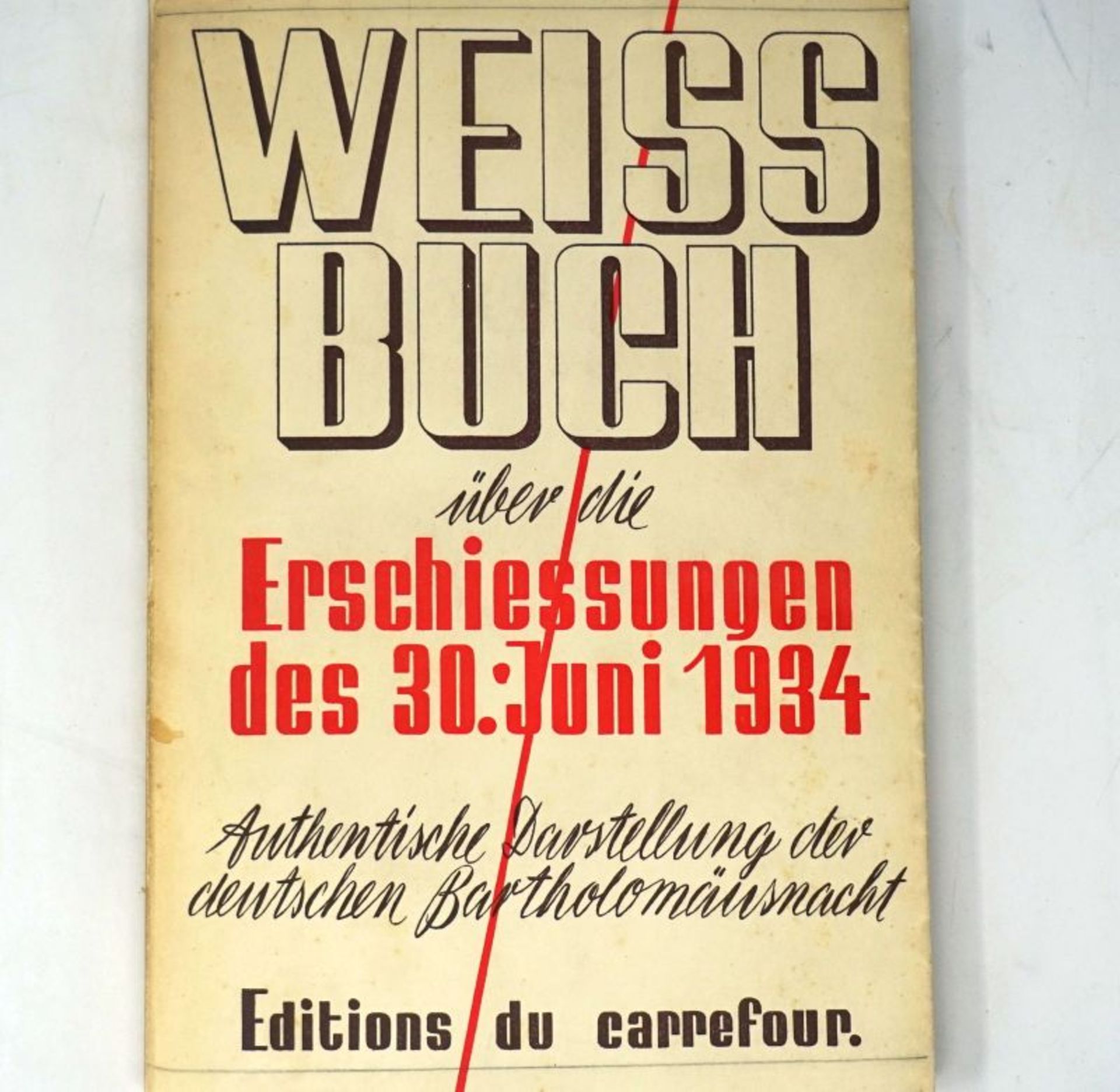 Weissbuch 30. Juni 1934: Über die Erschiessungen