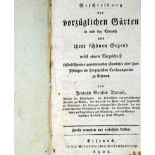 Dietrich, Friedrich Gottlieb: Beschreibung der vorzüglichen Gärten in und bey Eisenach