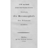 Goethe, Johann Wolfgang von: Versuch die Metamorphose der Pflanzen zu erklären