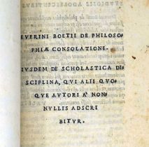 Boethius, Anicius Manlius Severinus: De philosophiae consolatione