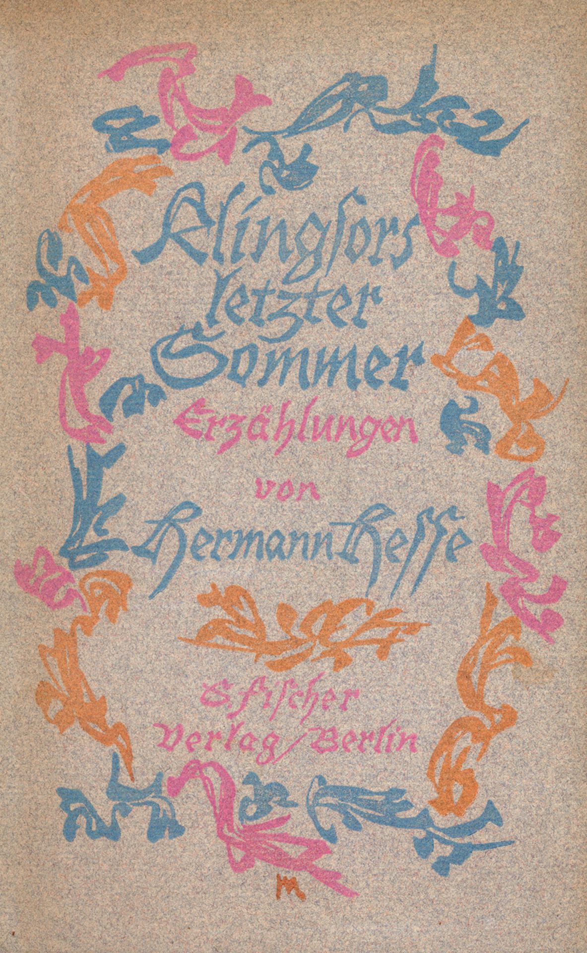 Hesse, Hermann: Klingsors letzter Sommer (Vorzugsausgabe)