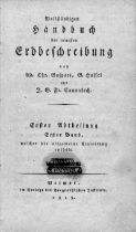 Gaspari, Adam Christian: Vollständiges Handbuch der neuesten Erdbeschreibung. 23 ...