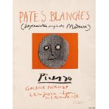 Picasso, Pablo: Pates Blanches. Plakat in Offset-Lithografie auf Kartonp...