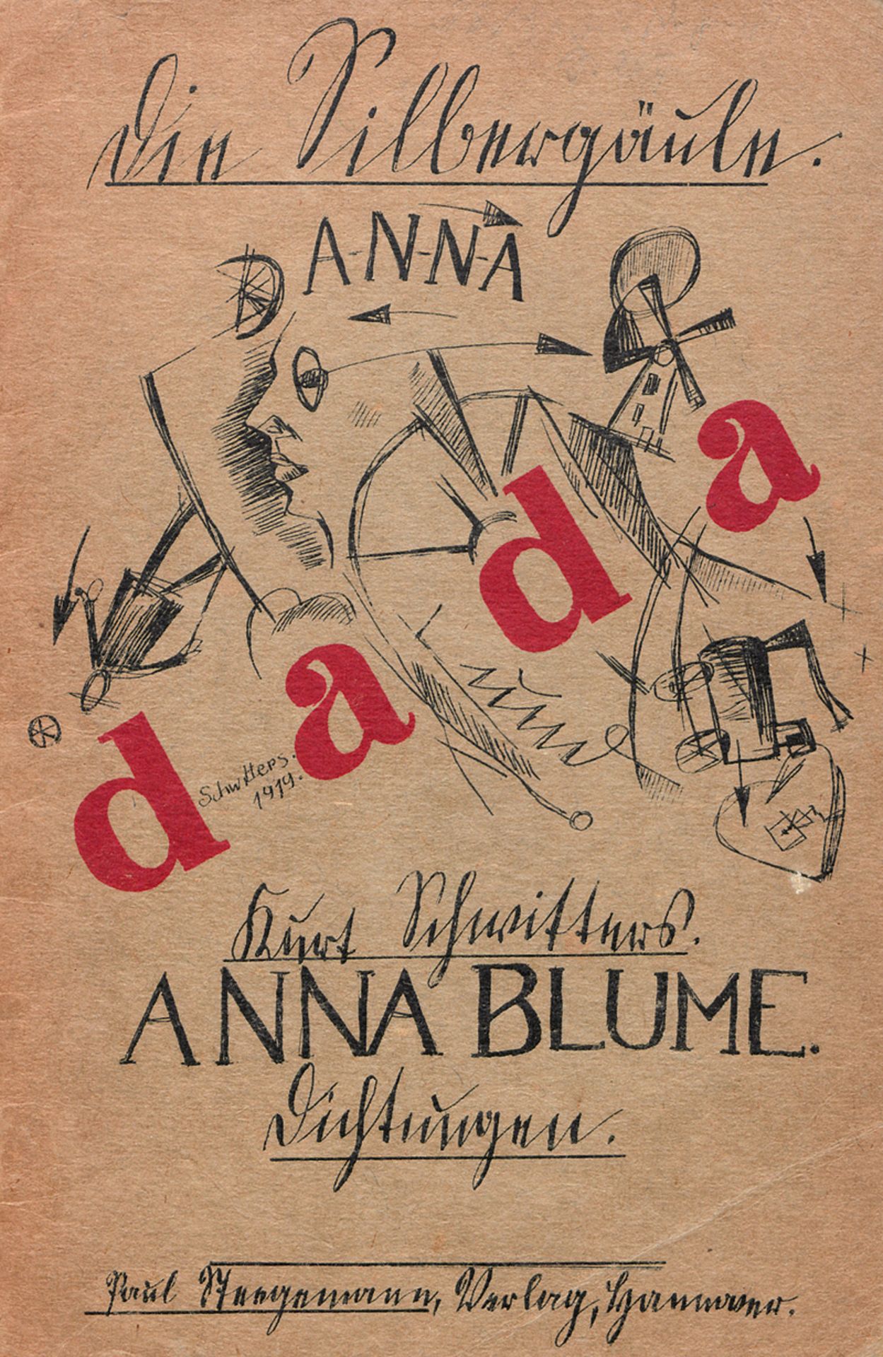 Schwitters, Kurt: Anna Blume. EA
