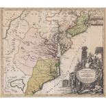 Homann, Johann Baptist: Virginia, Marylandia et Carolina in America