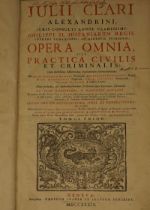 Clarus, Julius: Opera omnia, sive practica civilis et criminalis