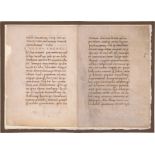 Cicero, Marcus Tullius: Epistolae ad familiares. Lateinische Handschrift auf Per...