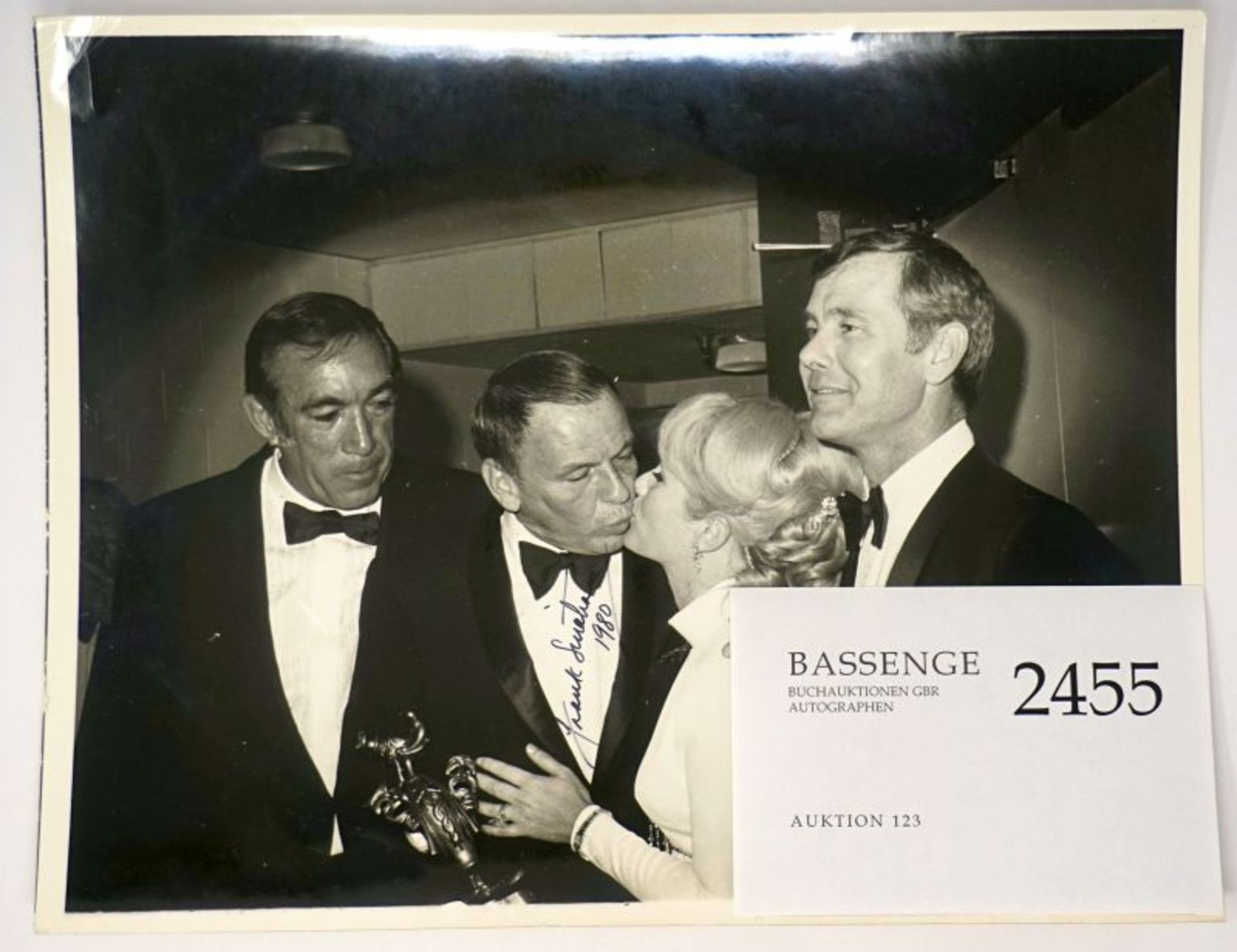 Sinatra, Frank: Signiertes Foto 1980