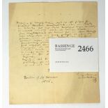 Weber, Carl Maria von: Brief 1826