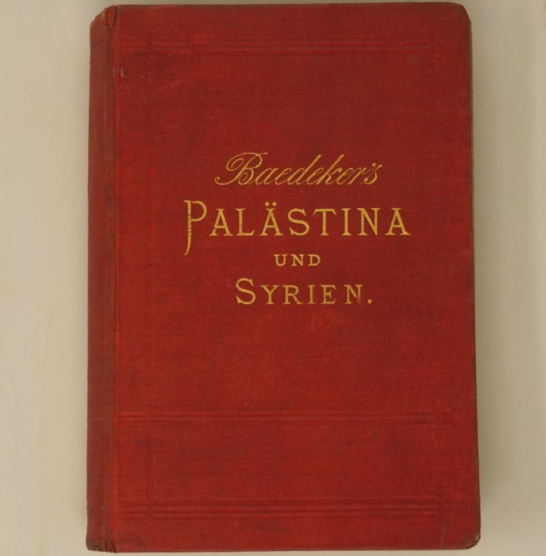 Baedeker, Karl: Palästina und Syrien  