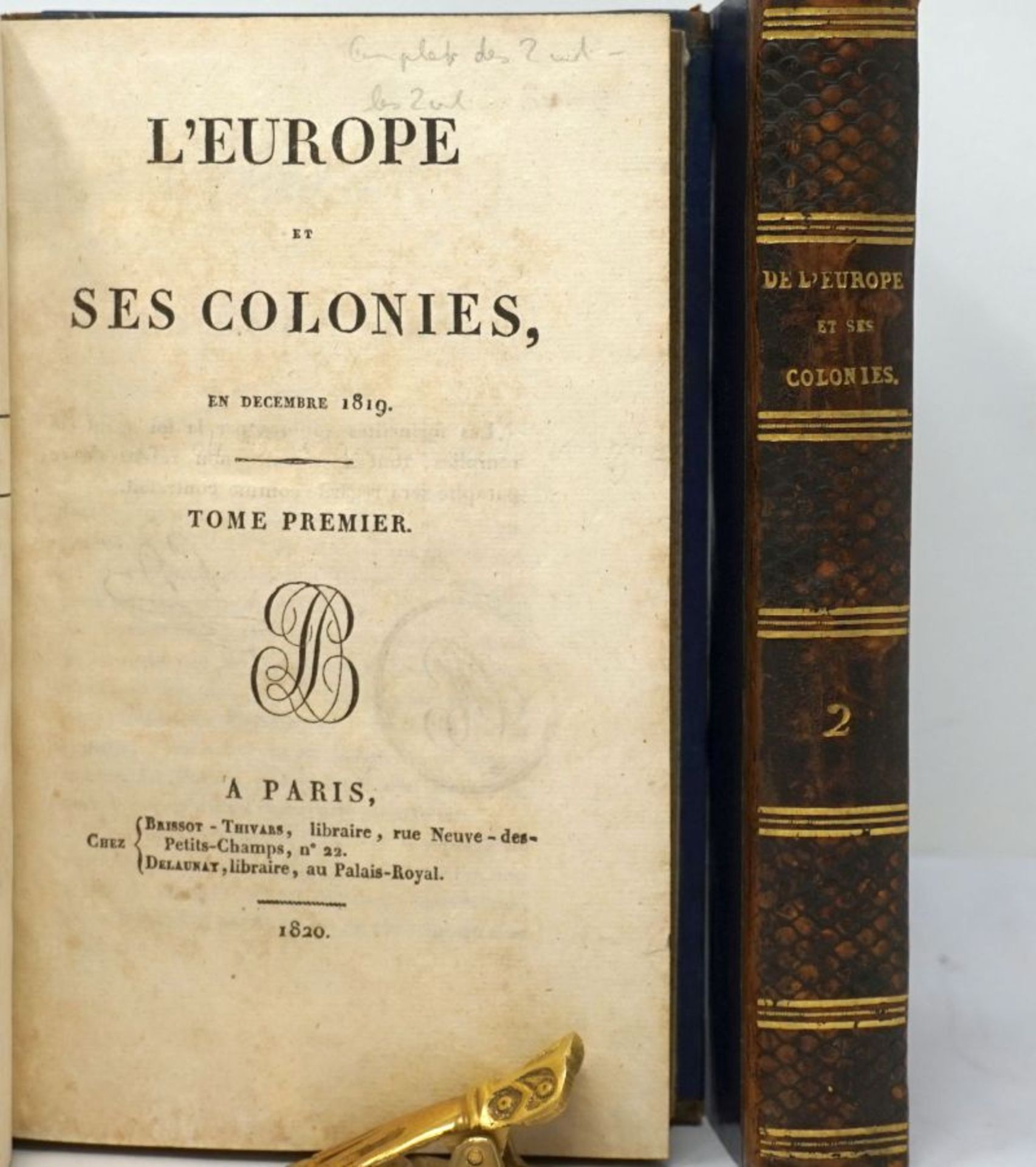Beaumont de Brivasac, L.-H. de: L'Europe et ses colonies