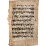 Gratianus de Clusio: Decretum latinum, secunda pars, causa XXXVI. Einzelblatt...