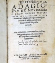 Erasmus von Rotterdam, Desiderius: Epitome Adagiorum