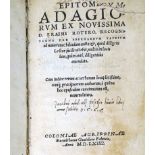 Erasmus von Rotterdam, Desiderius: Epitome Adagiorum