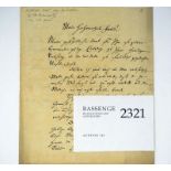 Böttiger, Carl August: Brief 1834 an einen Freund