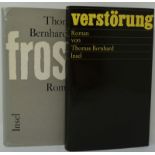 Bernhard, Thomas: Frost + Verstörung. Zwei Romane in Erstausgaben
