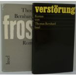 Bernhard, Thomas: Frost + Verstörung. Zwei Romane in Erstausgaben  