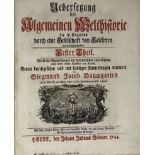 Baumgarten, Siegmund Jacob: Uebersetzung der Algemeinen Welthistorie 