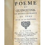 La Fontaine, Jean de: Poëme du Quinquina, et autres ouvrages en vers