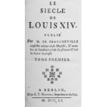 Voltaire, François Marie Arouet de: Le siecle de Louis XIV.