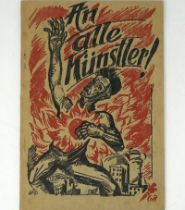 An alle Künstler! und Pechstein, Ma...: Mit 5 ganzs. Illustrationen