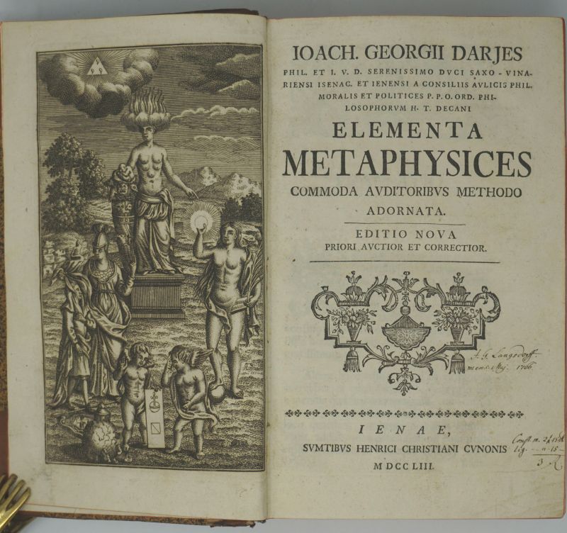 Darjes, Joachim Georg: Elementa metaphysices
