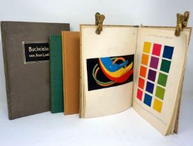 Buchbinder-Konvolut: Sammlung von 8 Werken zur Buchbinderei