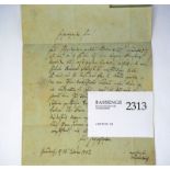 Eichendorff, Joseph von: Brief an Karl Goedeke