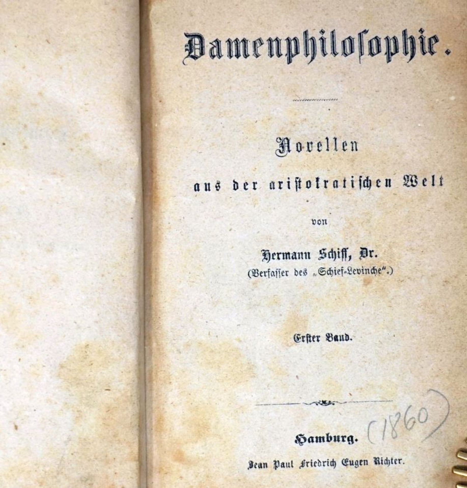 Schiff, Hermann: Damenphilosophie