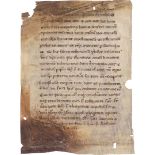 Missale-Fragment: Lateinische Handschrift auf Pergament
