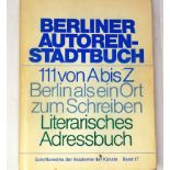 Berliner Autoren-Stadtbuch: 111 von A bis Z. (mit 45 Signaturen)