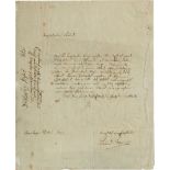 Wagner, Richard: Brief 1842 an Joseph Tichatschek