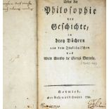 Bertola de' Giorgi, Aurelio: Ueber die Philosophie der Geschichte