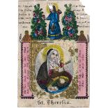 Heiligen- und Kommunionsbillets: Sammlung von 48 katholischen Billets