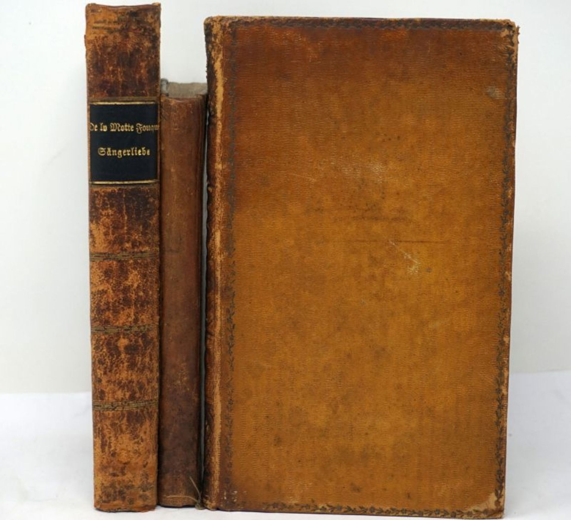 Fouqué, Friedrich de la Motte: Konvolut von 3 Erstausgaben