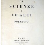 Rosini, Giovanni: Le scienze e le arti. Poemetto